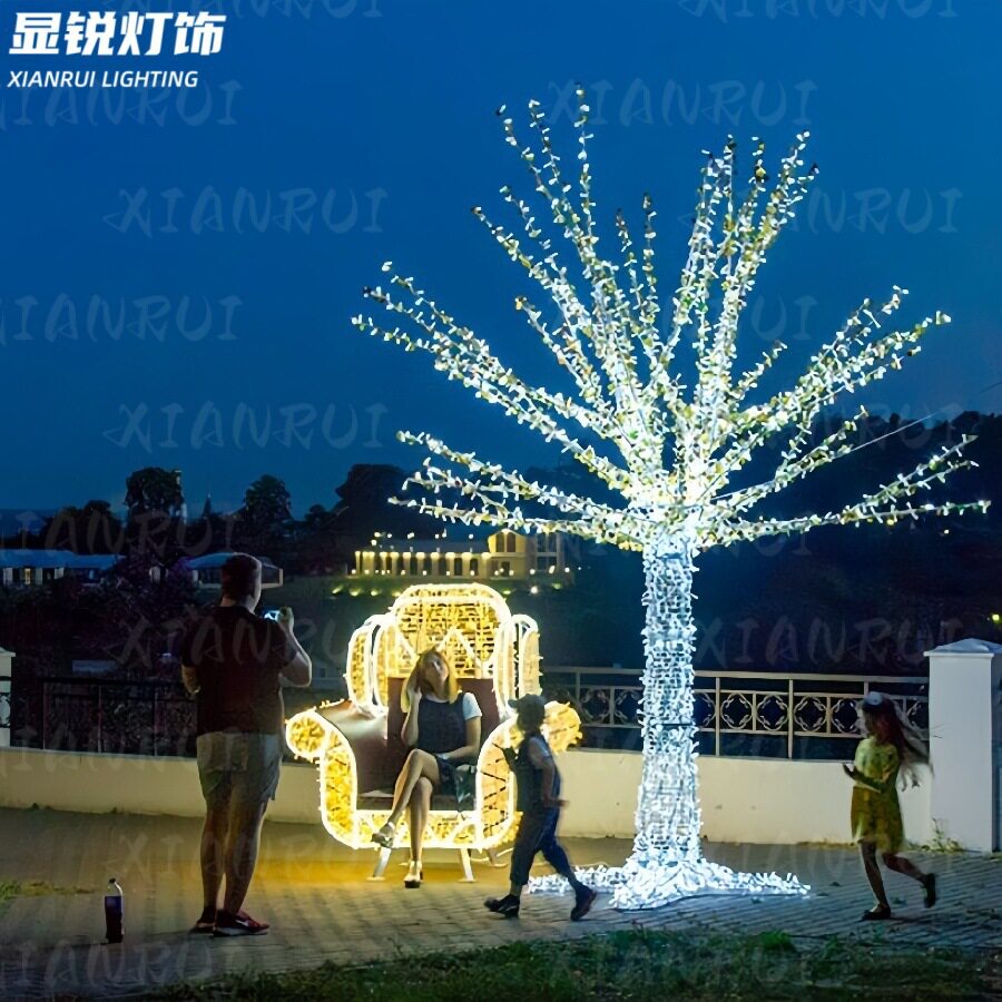 网红打卡国王宝座LED造型灯
