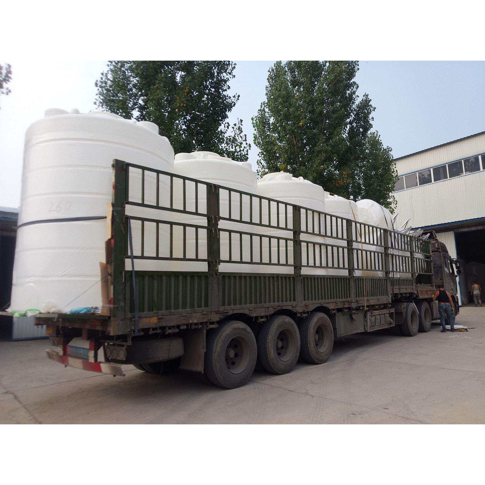 保定塑料水箱pe牛筋水塔储水罐白色大圆桶10吨5吨加厚直送