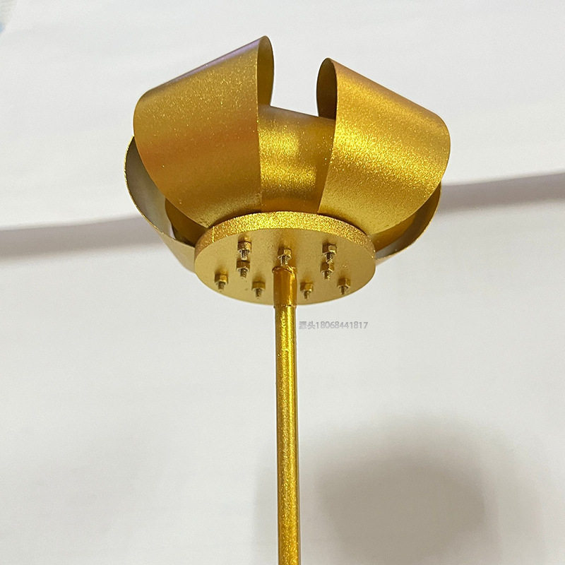 镍钛记忆合金花 工艺品展示钛镍温控双层镍钛花 上色镍钛温控花