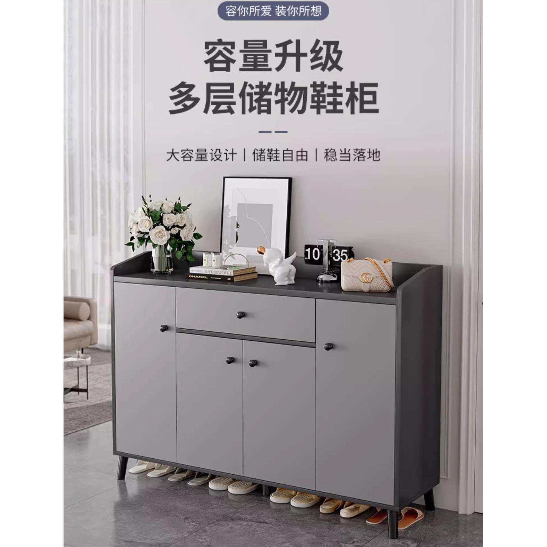 门外走廊楼道鞋架鞋柜家用门口新款大容量多层储物收纳柜