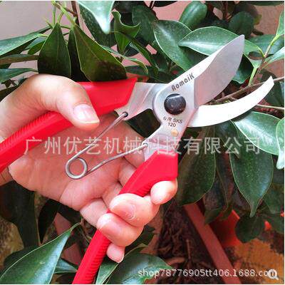 园林剪刀奥迈克120手剪修剪树枝果树剪园艺工具盆景果园修枝剪刀