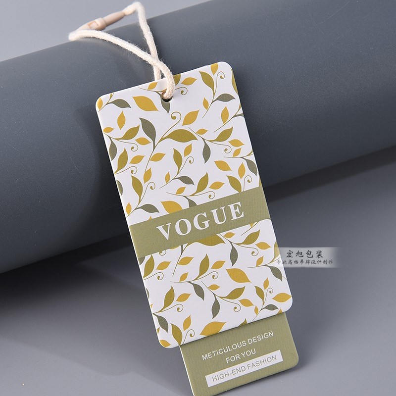 订做男装女装童装高档服装吊牌制作印刷定做挂牌设计合格证商标