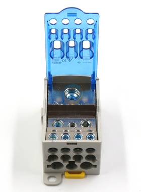 UKK250A一进多出铜电分对连接器线头端子排卡轨快速25平方电工盒