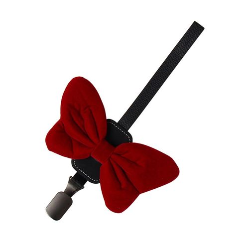 红色蝴蝶结汽车座椅背后排小挂钩车载车上车内收纳神器女神款