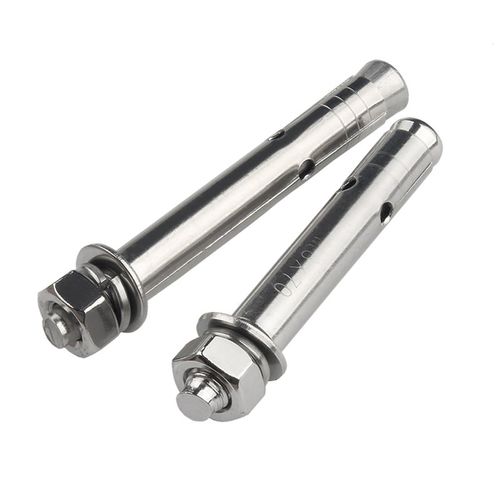 304/201/316不锈钢膨胀螺丝镀锌加长拉爆螺栓膨胀管钉外管M6-M20