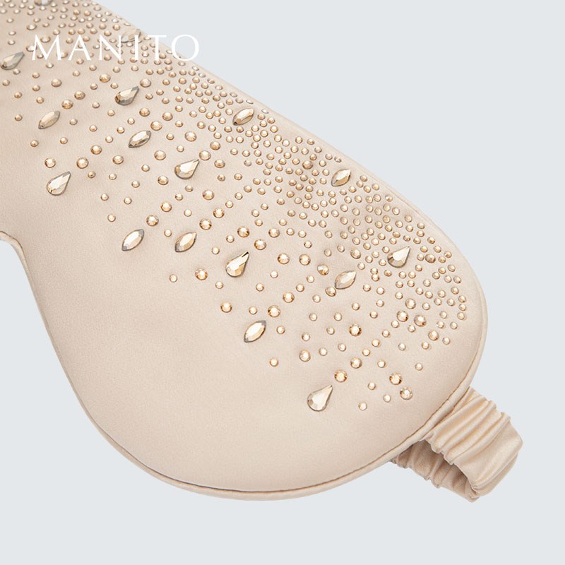 MANITO/曼尼陀Twinkle冰晶蚕丝眼罩真丝睡眠遮光