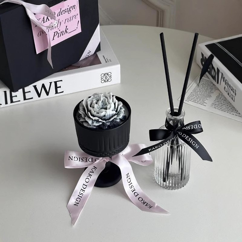 无火香薰蜡烛礼盒小众闺蜜送男女朋友生日伴手礼高级礼物卧室家用