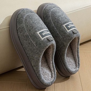 男士棉拖鞋秋冬季特大码加宽加肥加大号居家48保暖49加厚底棉鞋男