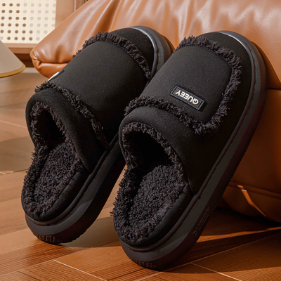 冬季棉拖鞋男2025新款室内居家居保暖加绒厚底防滑毛毛拖鞋女外穿