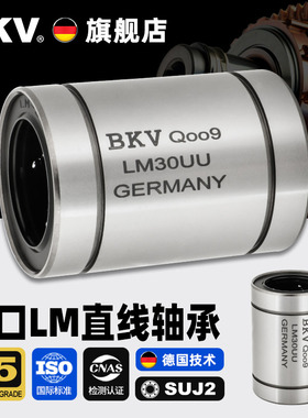 进口BKV钢保直线轴承耐高温铁保持架LM6 8 10 GA耐腐蚀耐磨导套