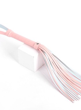 Poison 散鞭皮制鞭SP工具 小圈实践工具新手不疼马卡龙粉黑色鞭子