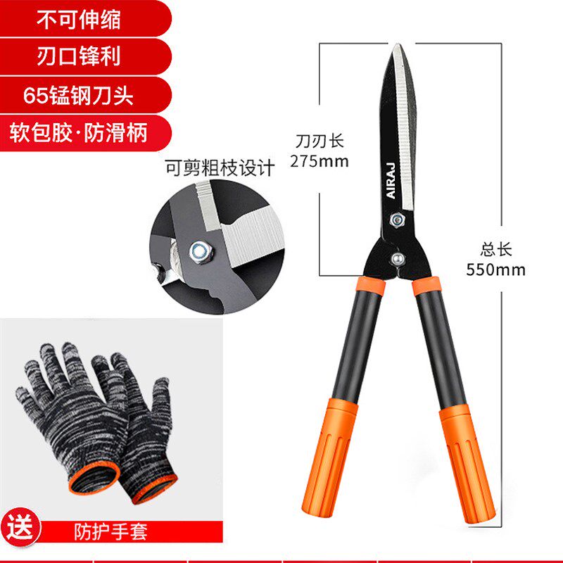德国进口剪树枝专用剪刀花木剪修枝绿篱园艺园林粗枝绿化剪伸缩杆