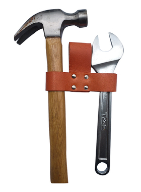 黑色牛皮五联电工包牛皮钳套电工腰包工具包小五金工具包扳手皮插