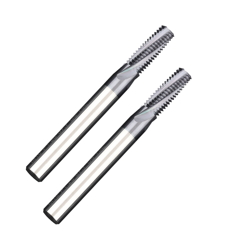 进口钨钢螺纹铣刀铣牙刀加工中心硬质合金铣刀公制全牙型M6