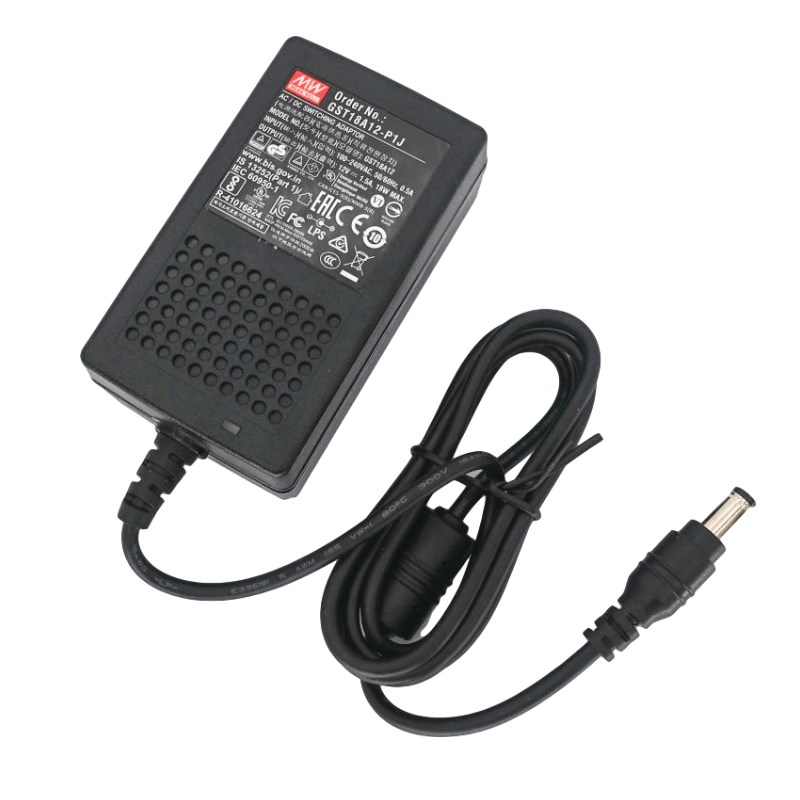 明纬GST18A电源适配器05/07/09z/12/15/18/24/48V-P1J节能替GS