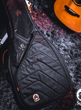SUMO加厚贝斯电木吉他民谣琴包超轻防震防水双肩背包贝司Bass琴盒