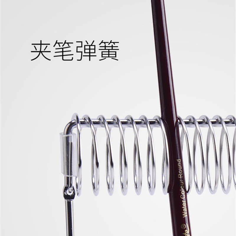 蒙玛特mont marte不锈钢洗笔器洗笔筒油画颜料油画笔洗笔桶晾笔架