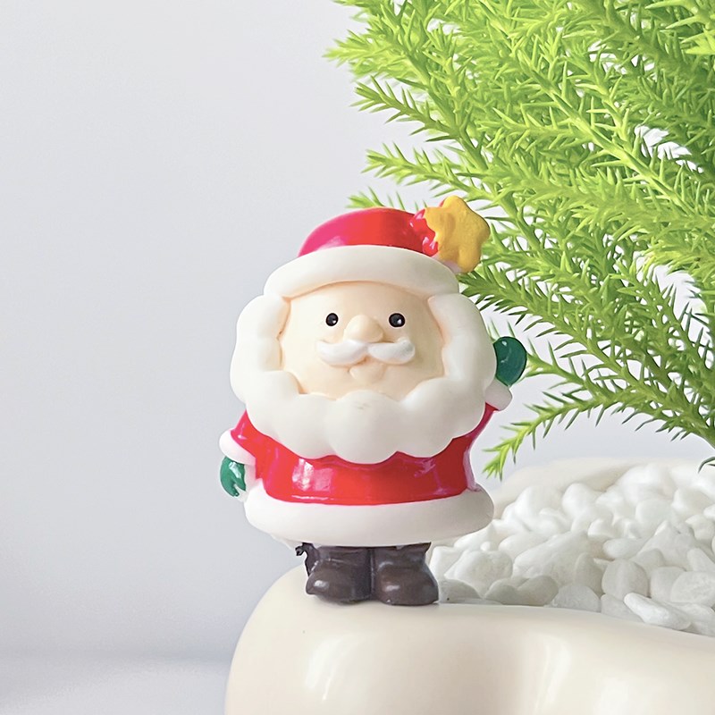 【圣诞礼物】香松圣诞树盆栽客厅办公室内桌面绿植企业礼品小摆件