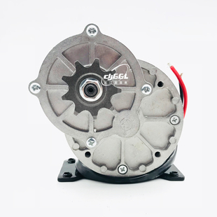 350W齿轮减速电机机械改装 12V250减速电机12V 250W 36V 电机 24V