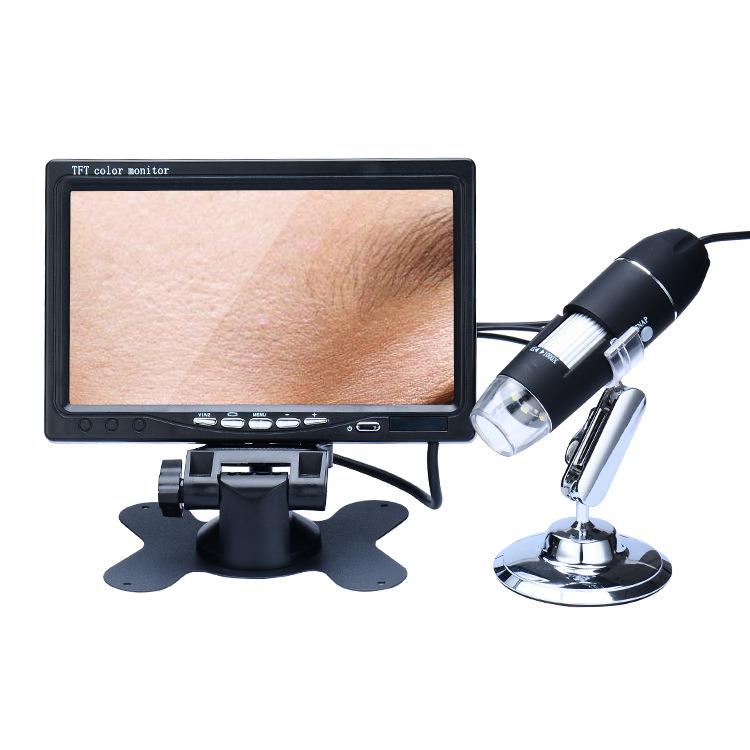 拍照视频数码1000XTV/AV接口高清电子便携式电视显微镜