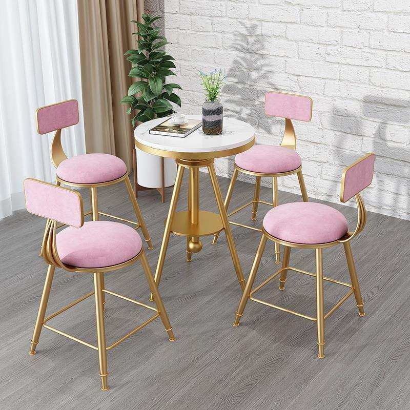 北欧岩板休闲桌金色网红洽谈小圆桌奶茶店咖啡店休闲吧台桌椅组合,玩具/童车/益智/积木/模型,其它,淘宝优惠券,粉丝福利购,淘宝优惠卷