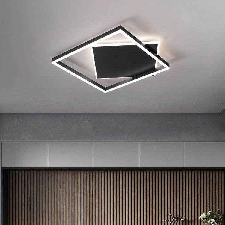 轻方形卧室JEO灯现代简创约意奢个性书房餐厅房间主卧dle吸顶灯