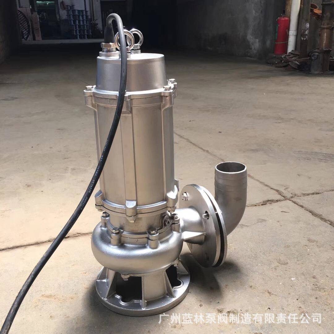 304锈钢潜水排泵6无品牌/5不WQ30-80污耐酸碱工业污水潜水泵