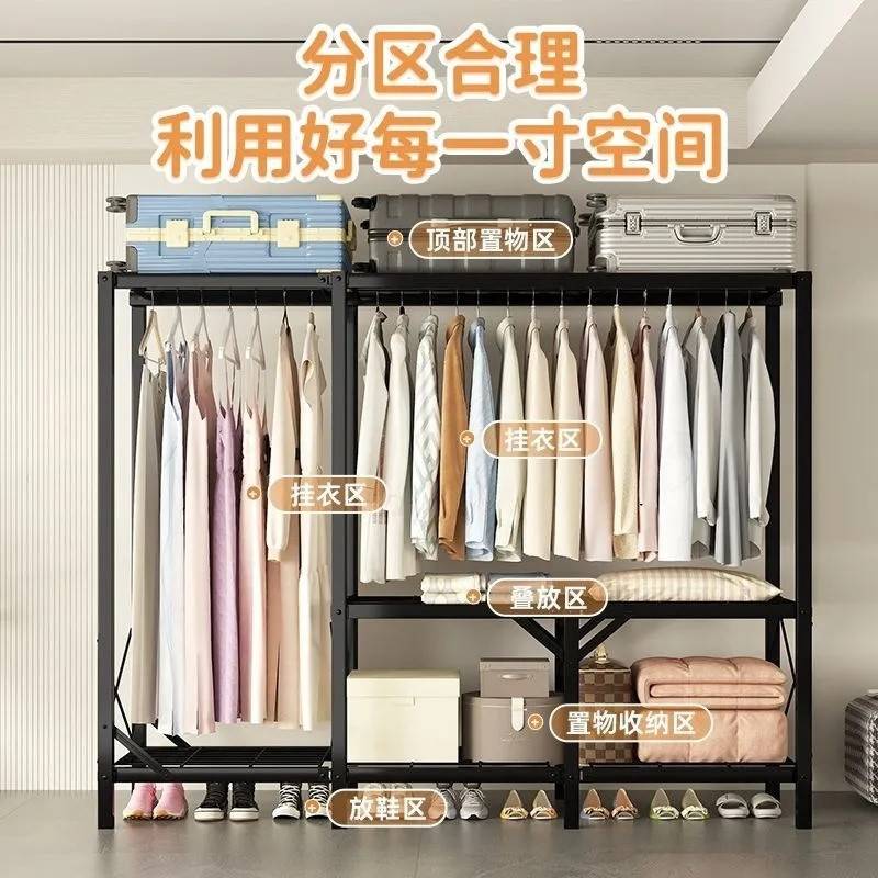 fLE免安装折叠衣柜家用卧室简易衣柜结实组装加粗加厚布衣柜新款
