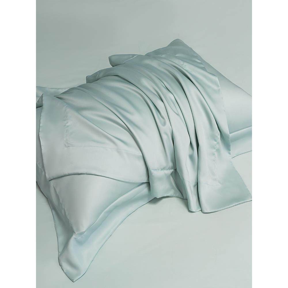 A类奢天丝四件套夏季冰丝裸睡仿真丝床轻单床笠感被床上凉用套NJC