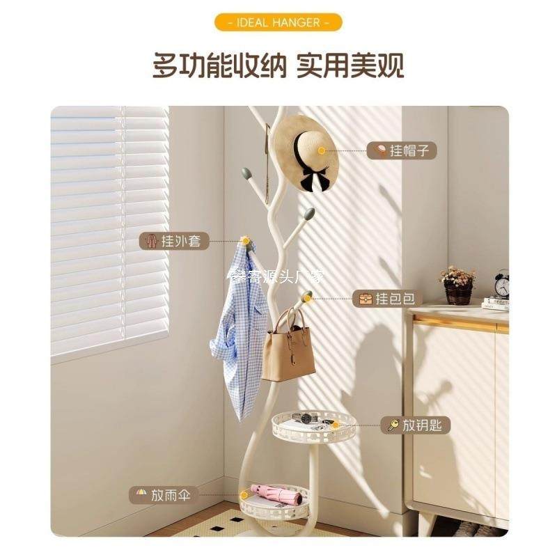 家庭挂衣架边地卧空间利用意式主卧轻室奢法式IKH床衣落帽架