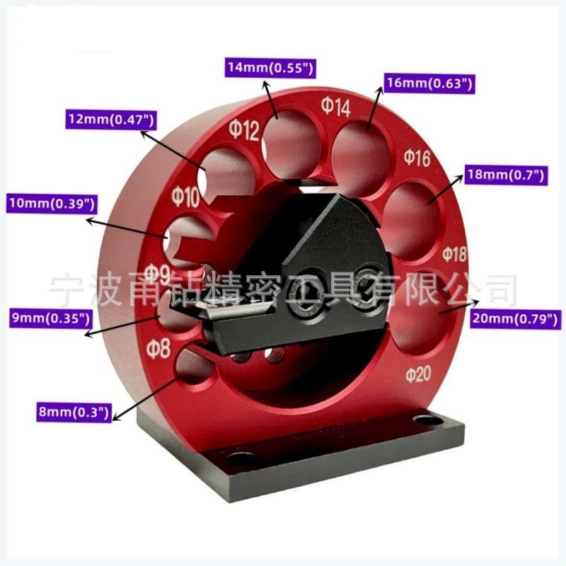 8孔电圆钻车圆可调式车木棒木榫器WOODR126长木方条变圆木条工