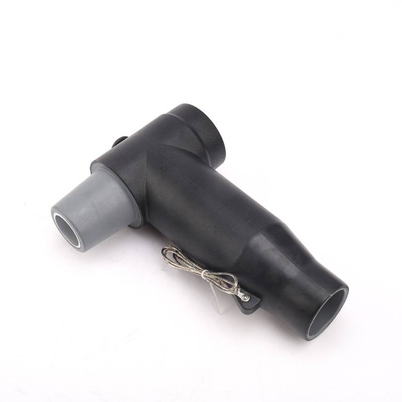 10KV欧式插拔式避雷器HBLQ-17/50后插可触摸避雷器 高压T型避雷器