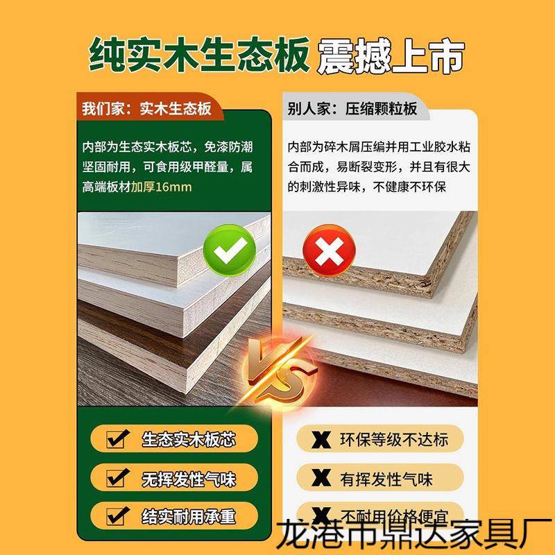 Dx进口实木衣柜家用卧室小户型推拉门收纳柜子出租房用大衣橱