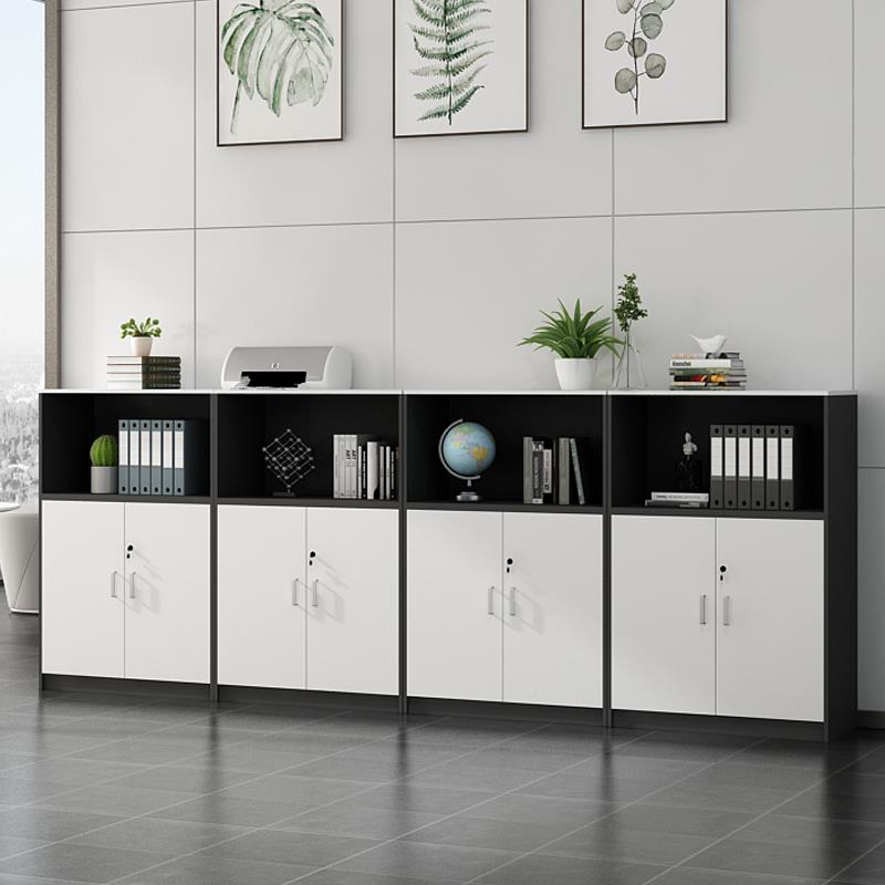 my办0010公矮柜文储件柜资料柜断花槽柜木质物柜办公柜隔柜室边柜