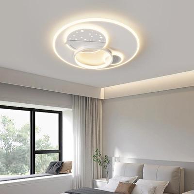 房网红WTW新款卧室客厅书方形吸顶灯d创意设计师le后现代全长屋灯