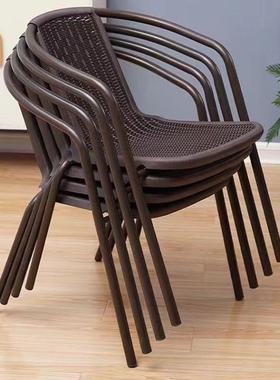 餐背椅户外椅凳子子PFS60032靠休闲家用椅卧室椅宿舍椅摆摊餐厅椅