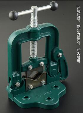 SD胜达工具固多/功能管子VXZ台虎钳式桌面管子夹持钳台圆管定钳