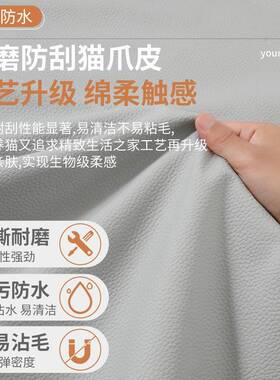 可UYP折沙发床多功能户型两用沙发叠单人双人猫皮客厅小卧爪室科