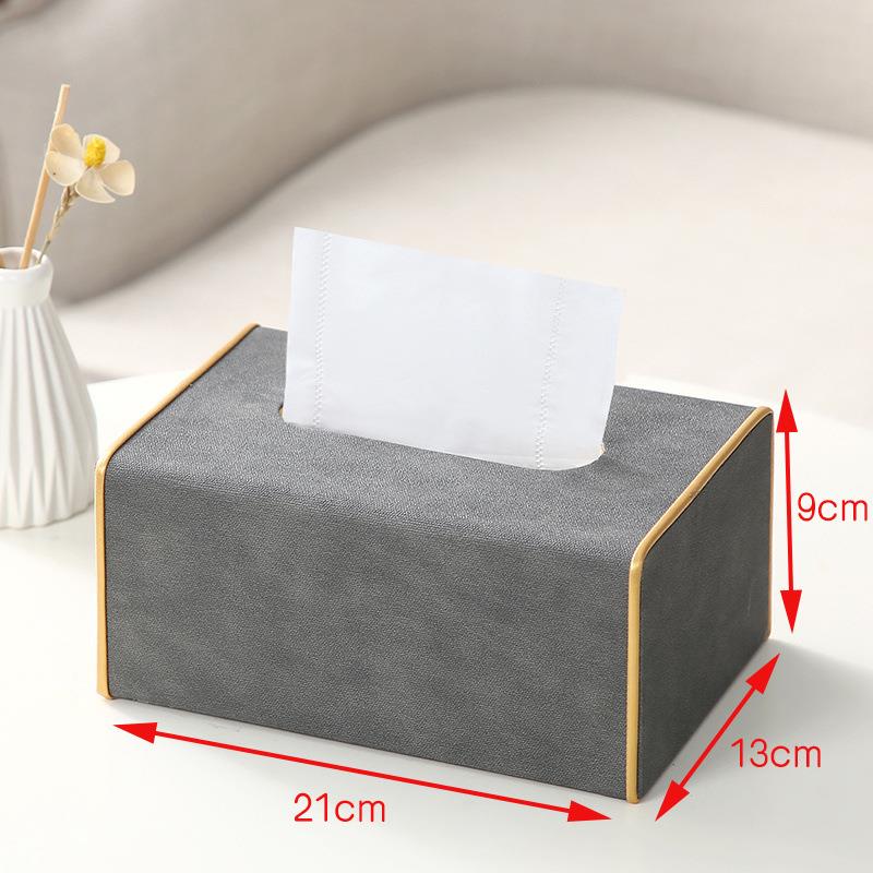 FYS纸巾皮革巾盒纸盒创意高档轻客厅几家奢用茶抽纸盒