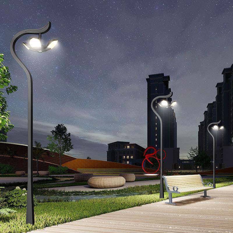 米米现代小区铝型材DUL院灯景观灯商业街园林4欧庭式led莲华路灯