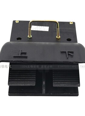 YDT1-14脚踏开关黑色铸铁折弯机冲床脚踩开关双联银触点双踏开关