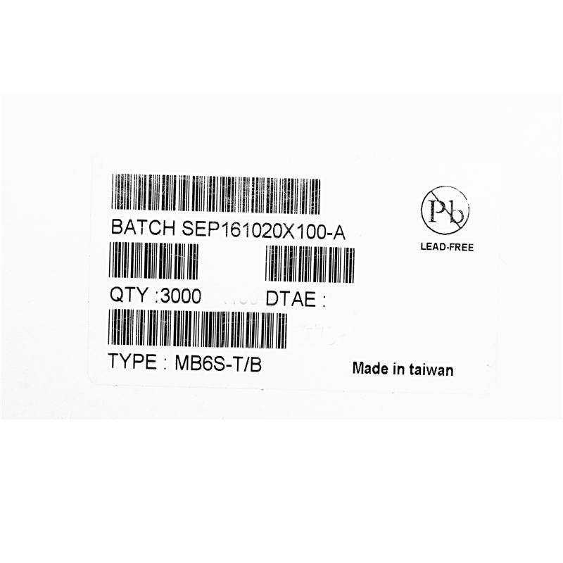 MB6S/MB10S/MB6M/MB10M/MB10F DB104/107/157/207/307S整流桥堆