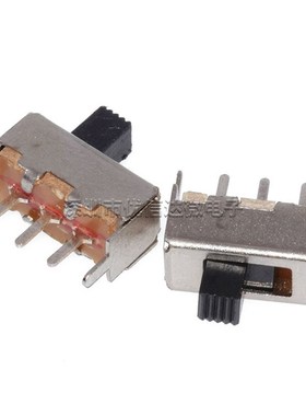 SS12F44拨动开关柄高3/4/5/6mm SS12F44G5 G4 G3三脚单刀双掷开关