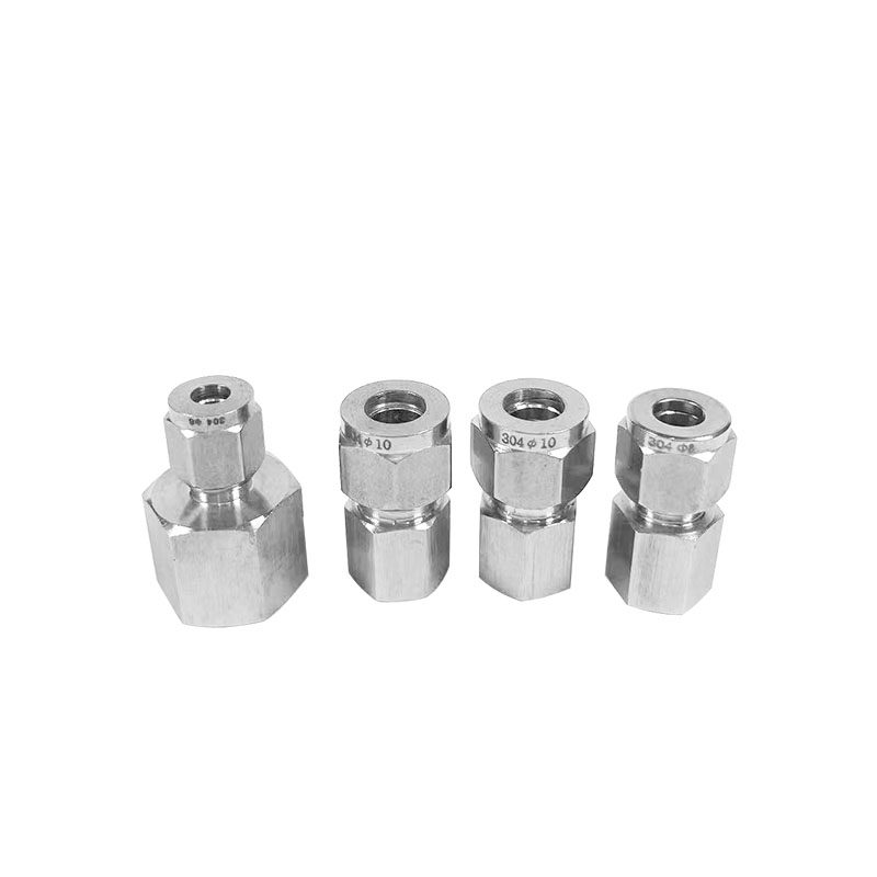 新品304不锈钢卡套内丝直通内螺纹压力表气源转换接头M14*1.5&Phi