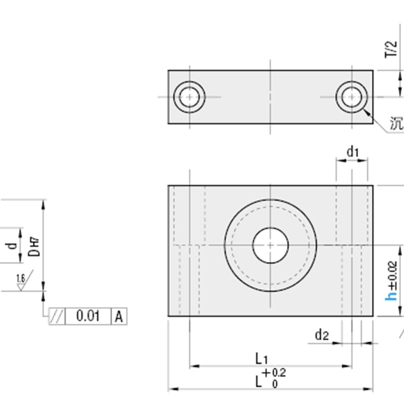 轴承座 立式 带i座轴承 块型 方形单/双轴承座 BGTKB/BGTWB全系