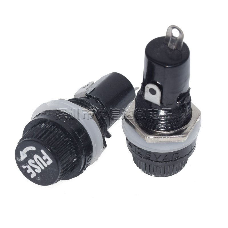 FUSE 5*20 6*30 5X20mm 保险管座 玻璃管 保险丝座 熔断器 胶木