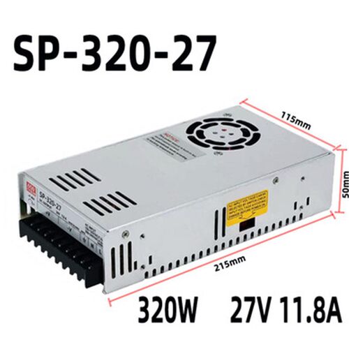 SE明纬SP-320-12/24/36/48V直流稳压带PFC功能350W25A开关电源20A