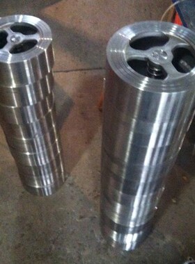 H71H/W-16P不锈钢304对夹式止回阀HF71光面锅炉配件单向阀DN50 80