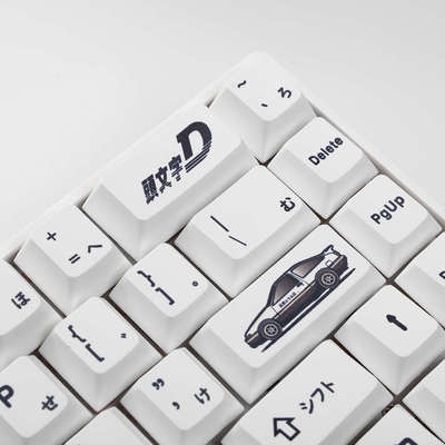 AE86键帽头文字D原厂高度pbt材质热升华67/68/75/87/98/104/108