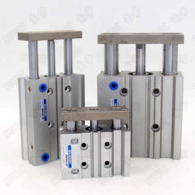 新款薄型带导杆气缸MGPM20X10/20/30/40/50/60/75/100/125~200-Z